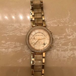 Gold Michael Kors watch